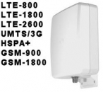 Universal-Hochleistungsantenne WM8 mit 8 dBi für ZTE MF70 für UMTS/3G und alle LTE-Frequenzen
